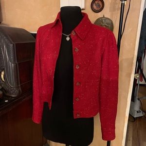 linda Allen Ellen Tracy 2 Petite wool blend jacket